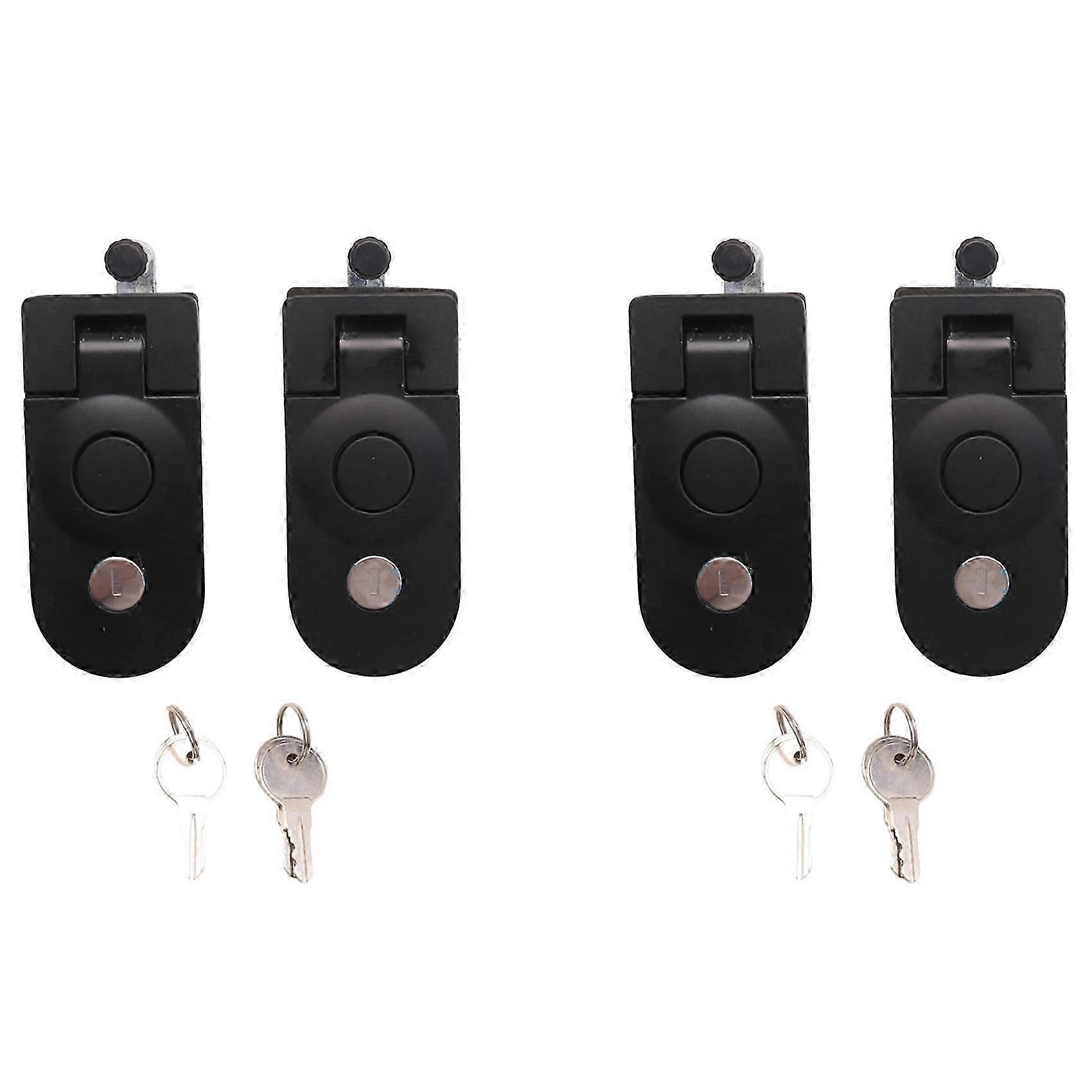 4X Compression Latches, Metal Flush Mount Trigger Latch, Adjustable Lever Replacement Compression compatible with Trailers
