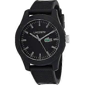 Orologio Dww-men's 12.12 nero con cinturino testurizzato