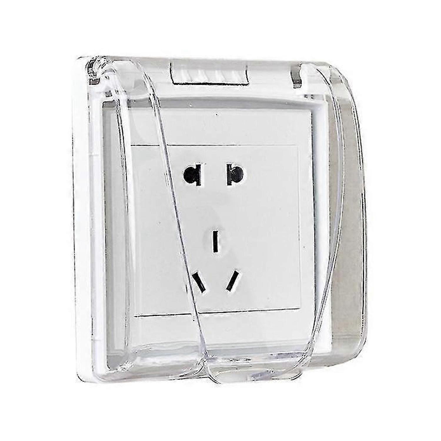 86 Wall Switch Socket Switch Plug Waterproof Box Case Splash Guard Box Coverclear