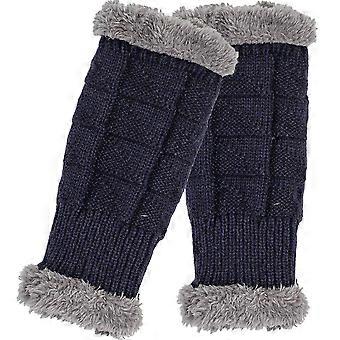 Comfortable Arm Covers for Protection 1Pair of Knitted Half-Finger Winter Gloves