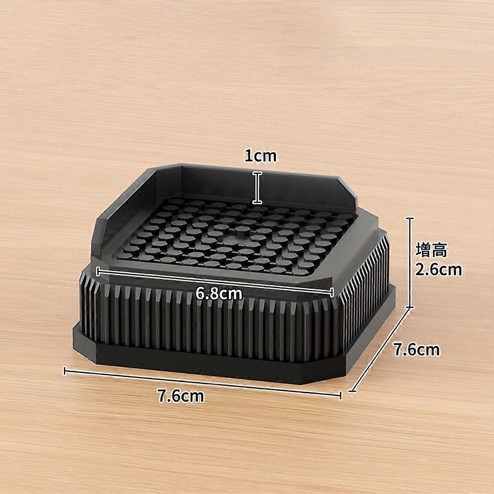 4 Pack Stackable Treadmill Incline Riser Blocks, Walking Pad Incline Risers for Gym and Home