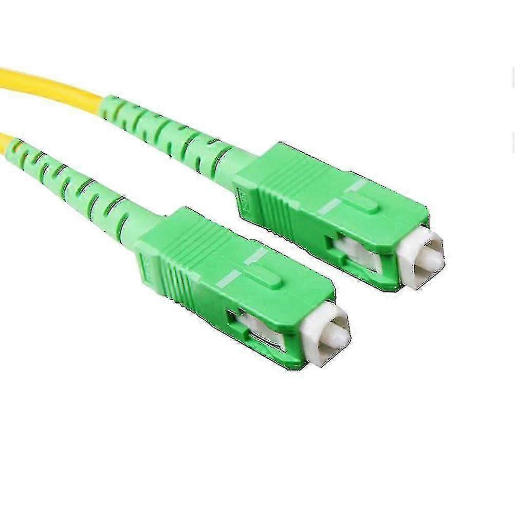 10m SC/APC to SC/APC Simplex Single Mode Optical Fiber Patch Cord