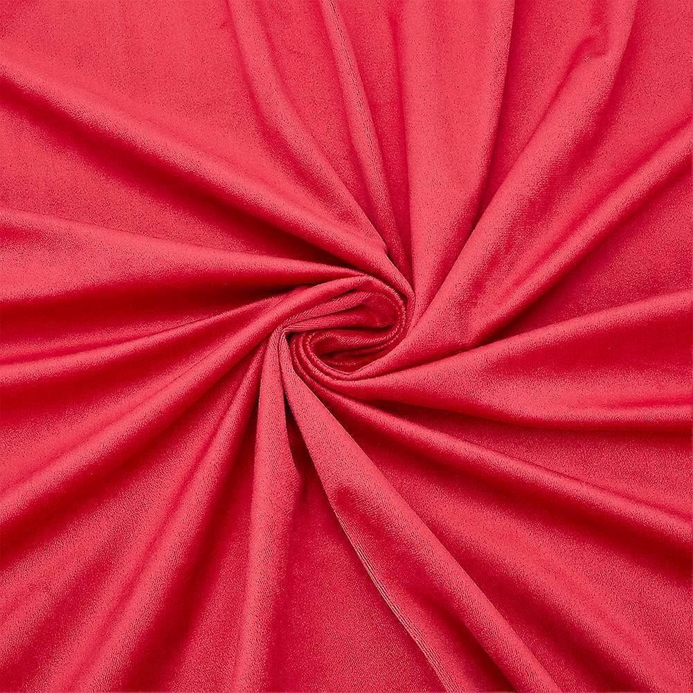 Velvet Cloth Sofa Fabric Flat FireBrick 145cm