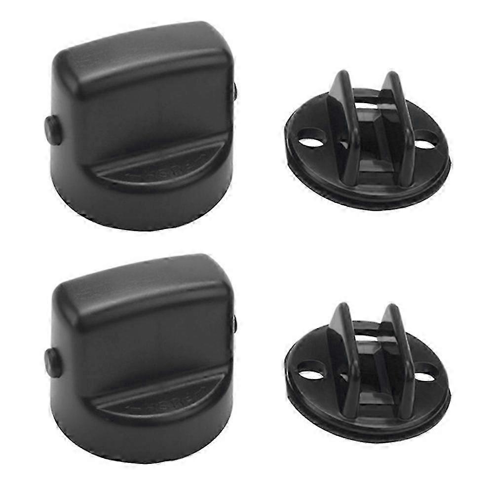 2pcs Ignition Start Switch Knob Cap & Insert compatible with Keyless 4408A167 4408A031