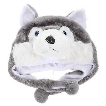 Warm Cap Wolf Design Ear Protection Hat for Outdoor Winter Use