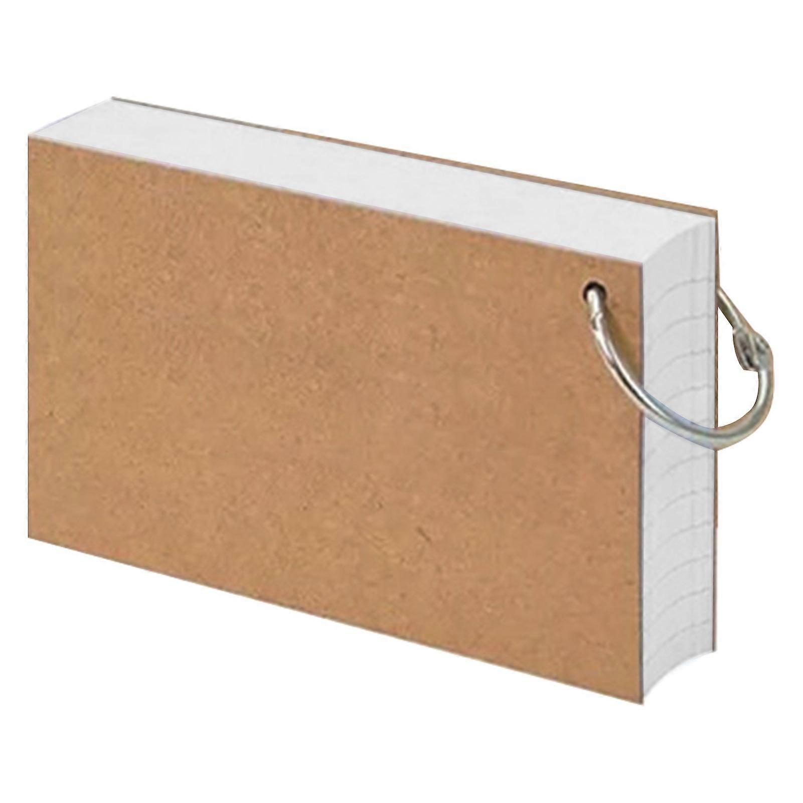 Colored Index Flash Cards with Metal Ring for Study and Note Taking Organization