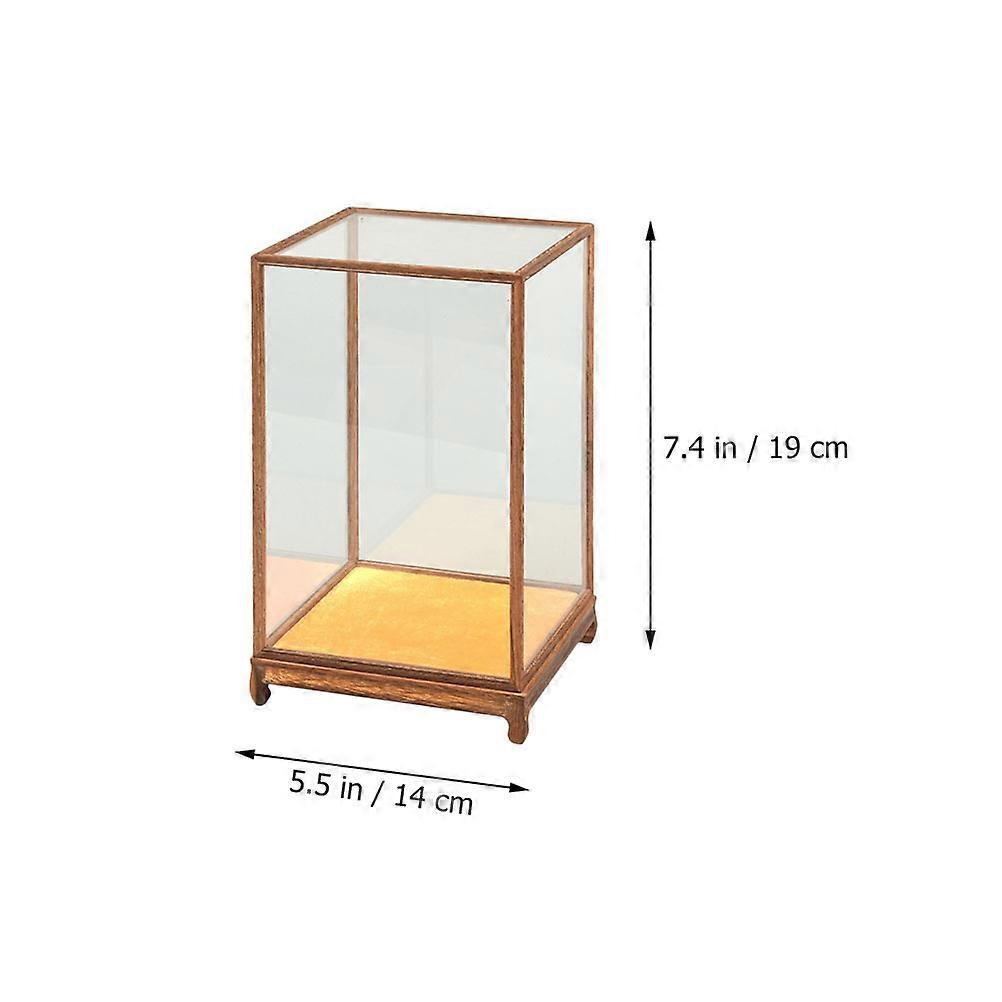 Boîte de présentation pour statue de Bouddha, vitrine de protection pour la maison