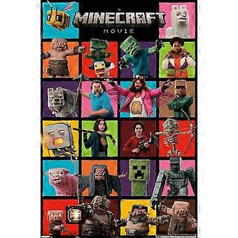 A Minecraft Movie Grid Jigsaw Puzzles DDA1241