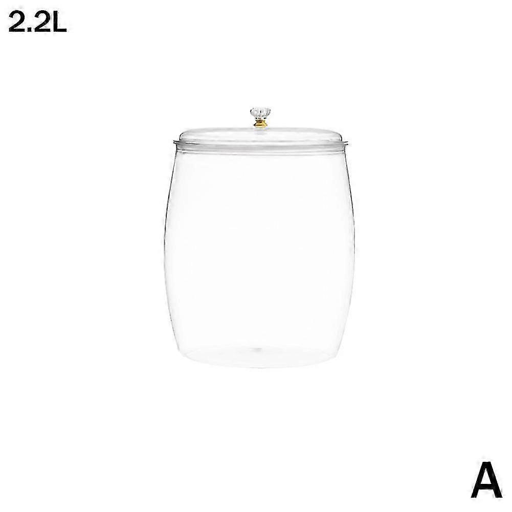 Transparent Sealed Storage Jar With Lid