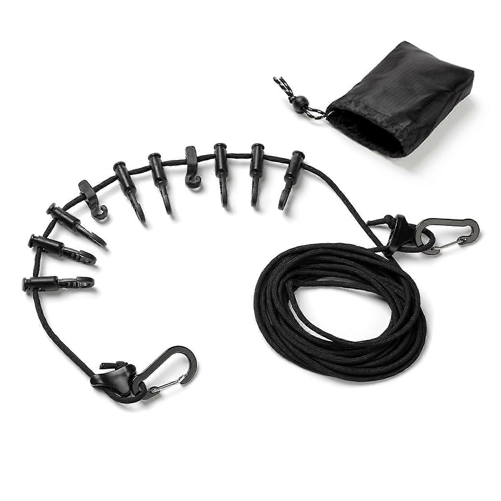 Portable Windproof Clothesline Heavy Duty