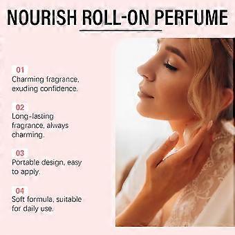 2pcs Women's roll-on perfume, fresh notes, long-lasting scent, suitable for daily occasions, elegant charm