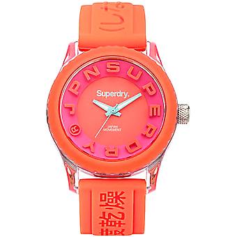 Superdry Tokyo Japanese Quartz Analog Woman Watch with SYL148O Rubber Bracelet