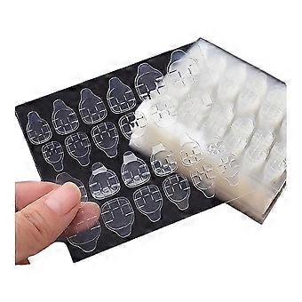 Invisible Double-Sided Nail Adhesive Tabs, Easy-Remove, 6-Size Variety Pack