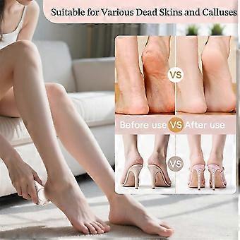 Dissolvant électrique de callosités pour les pieds, 3 vitesses réglables, la peau sèche dure et craquelée constitue un cadeau idéal pour les soins personnels