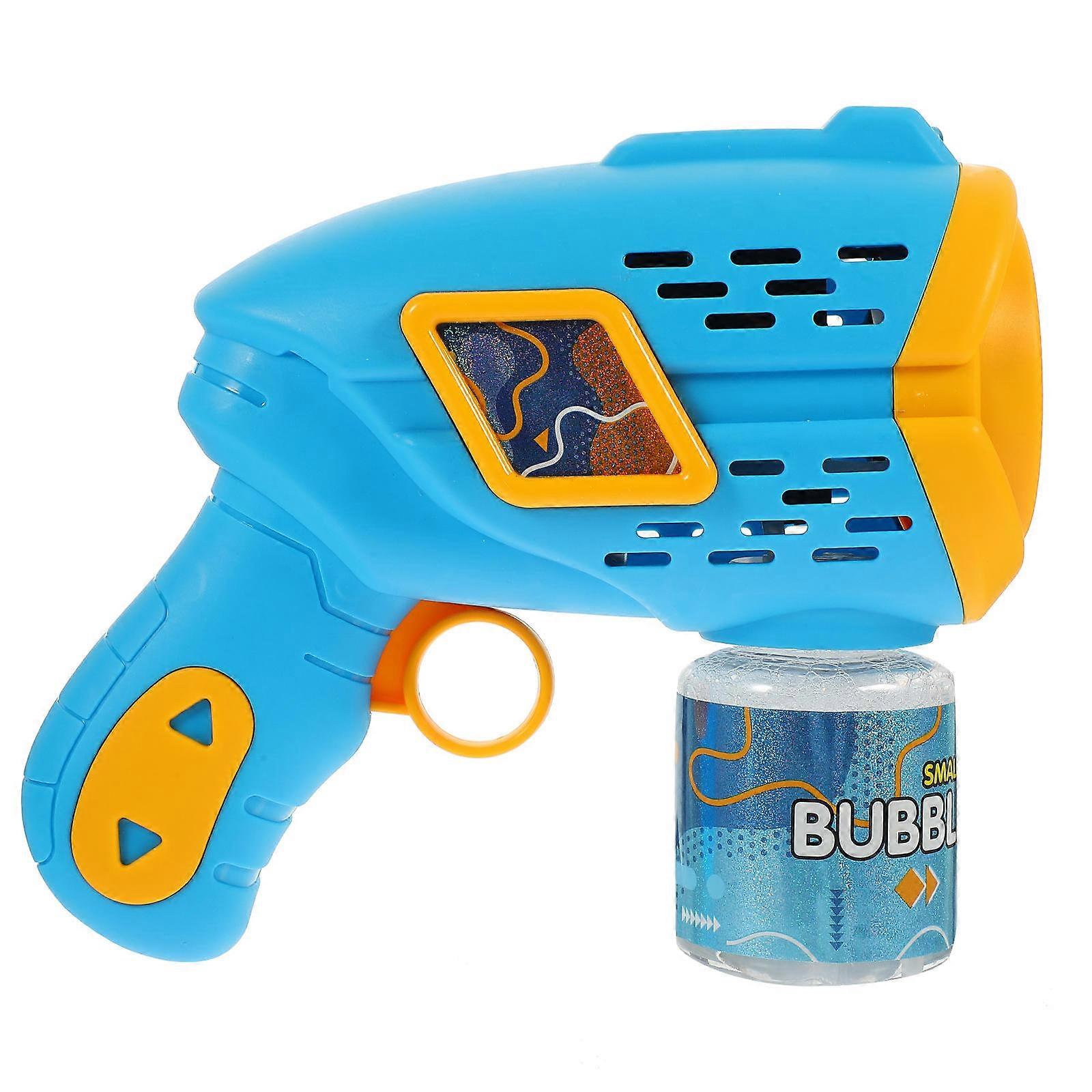 Bubble Machine Electric Bubble Maker for Decoration Sky-Blue Plastic