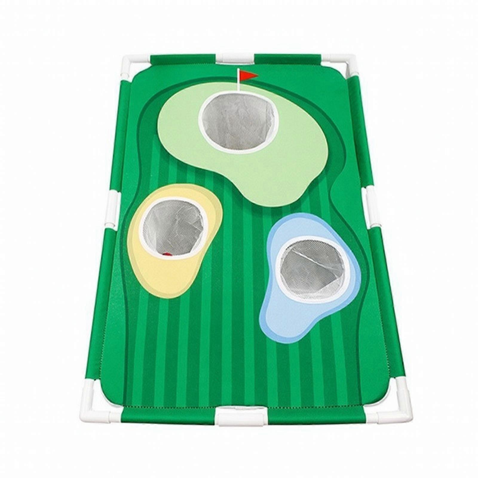Golf Training Board with Grass Mat Versatile for Backyard, Golfers