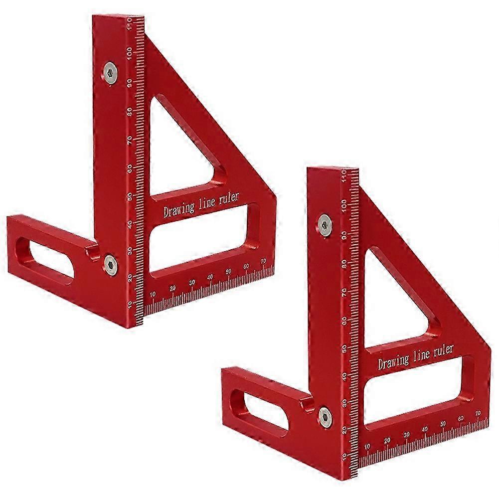 Compact Aluminum Carpenter Square Set