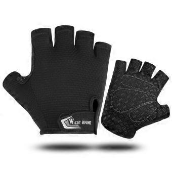 Cycling Gloves, Half Finger Bicycle Gloves Anti Slip Gel Pad Bike Gloves Breathable MTB Gloves Fingerless Sports Gloves for Men and Women