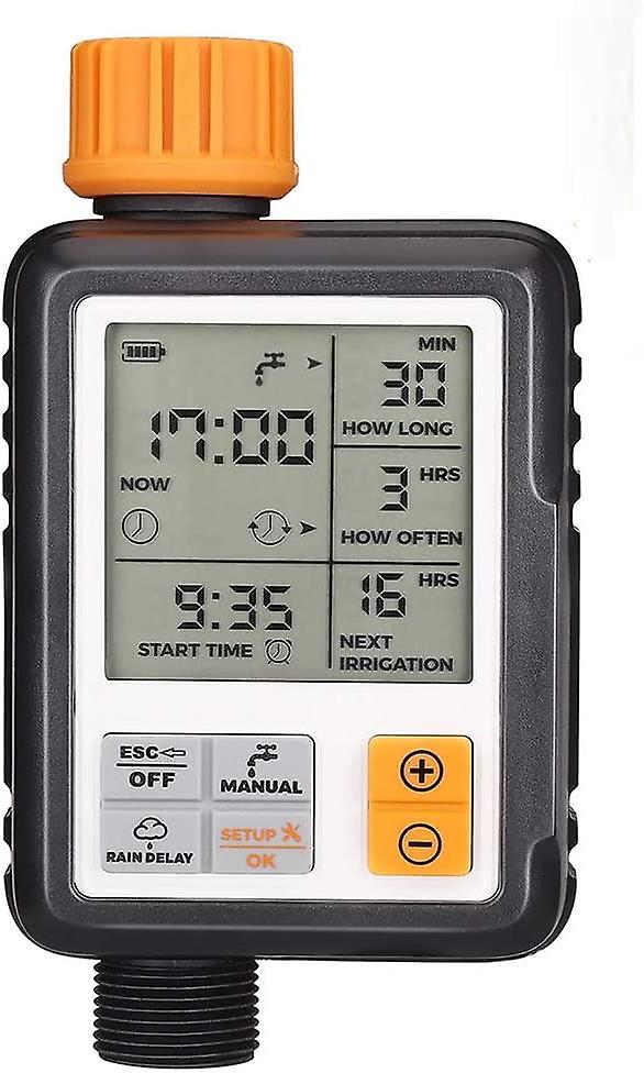 Pxcl Water Timer Digital Programmable Garden Faucet Automatic Hose Faucet Sprinkler Timer Irrigation Sprinkler System Controller