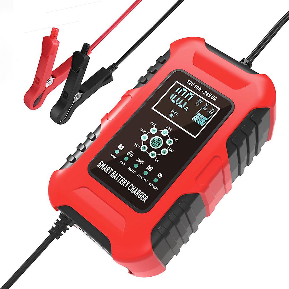 Car Battery Chargers 12v/10a 24v/5a Full Automatic Battery