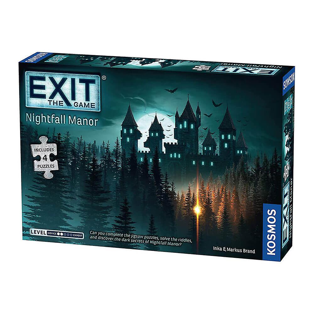 Exit The Game Nightfall Manor Puzzle and Game Two Players Ages 8 Years and Up