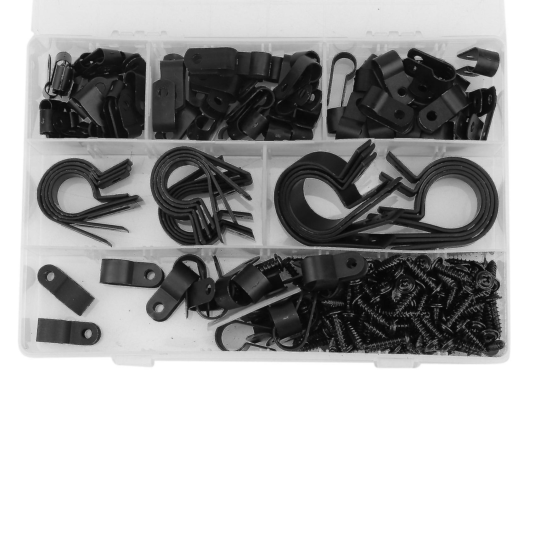 150pcs Cable Clips For Cable Management Cord Organizer,with Screws
