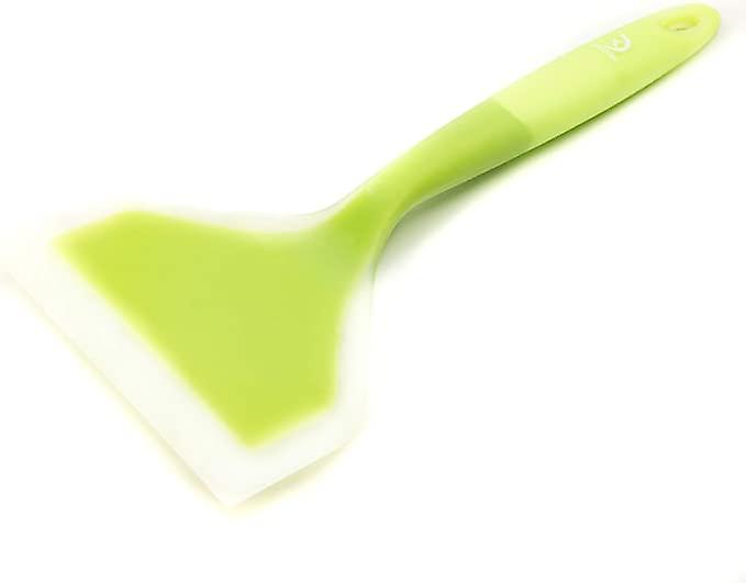 Spatola in silicone per - Resistente al calore - Flessibile (verde)