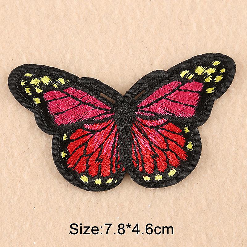 5pcs Funny Embroidery Butterfly Pattern for Clothes DIY Decorative Jacket Patches