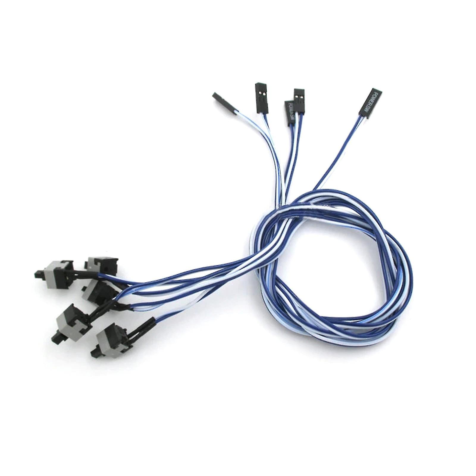 Computer Pc Case Power Button Sw Switch Power Cord Cable Re-start Switch Cable