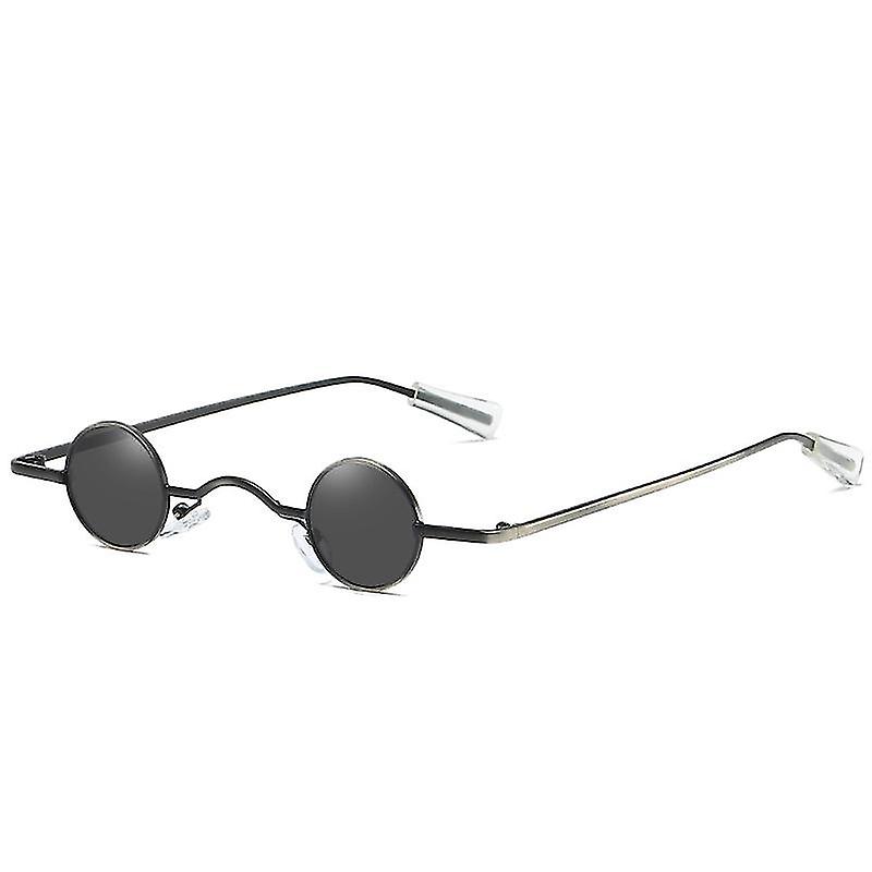 Retro Mini Round Men's Metal Frame Small Round Frame Sunglasses