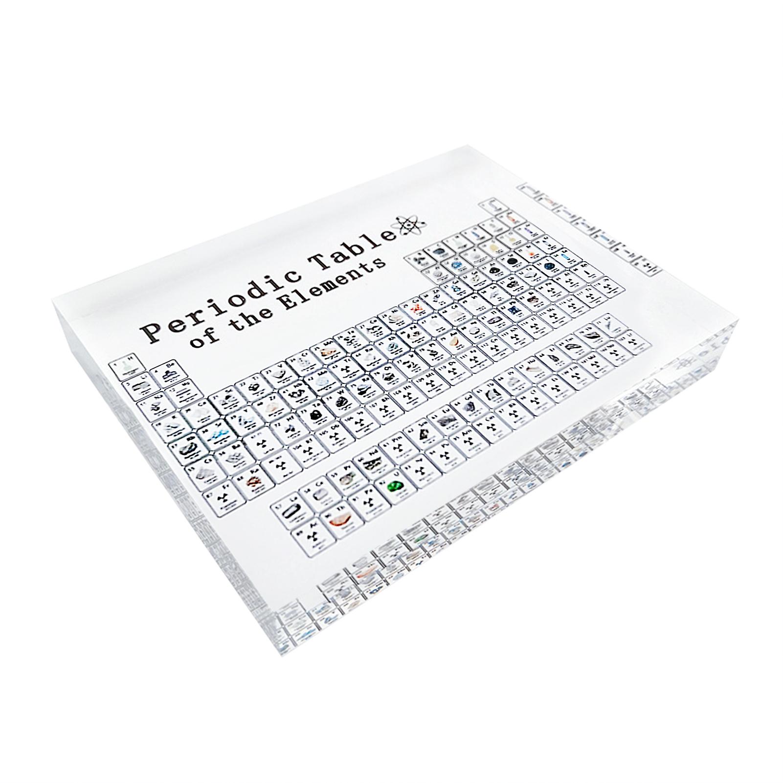 Acrylic Periodic Table Of Elements Decoration Desktop Ornaments Craft