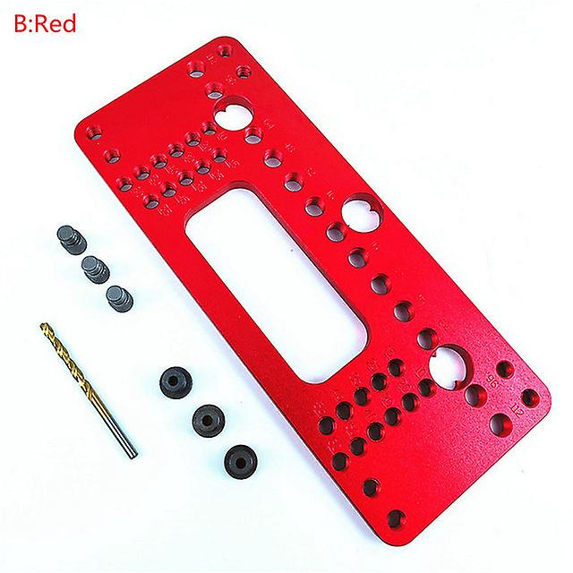 Woodworking Punch Locator Wardrobe Door Cabinet Positioner Drill Locator Handle Hole Drilling Jig Woodworking Drill Guide Tool