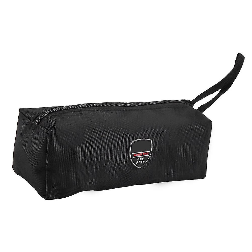 Multi-function Tool Bag, Storage Pouch for Screwdriver, Wrench, Portable Electrician Equipment (Black)
