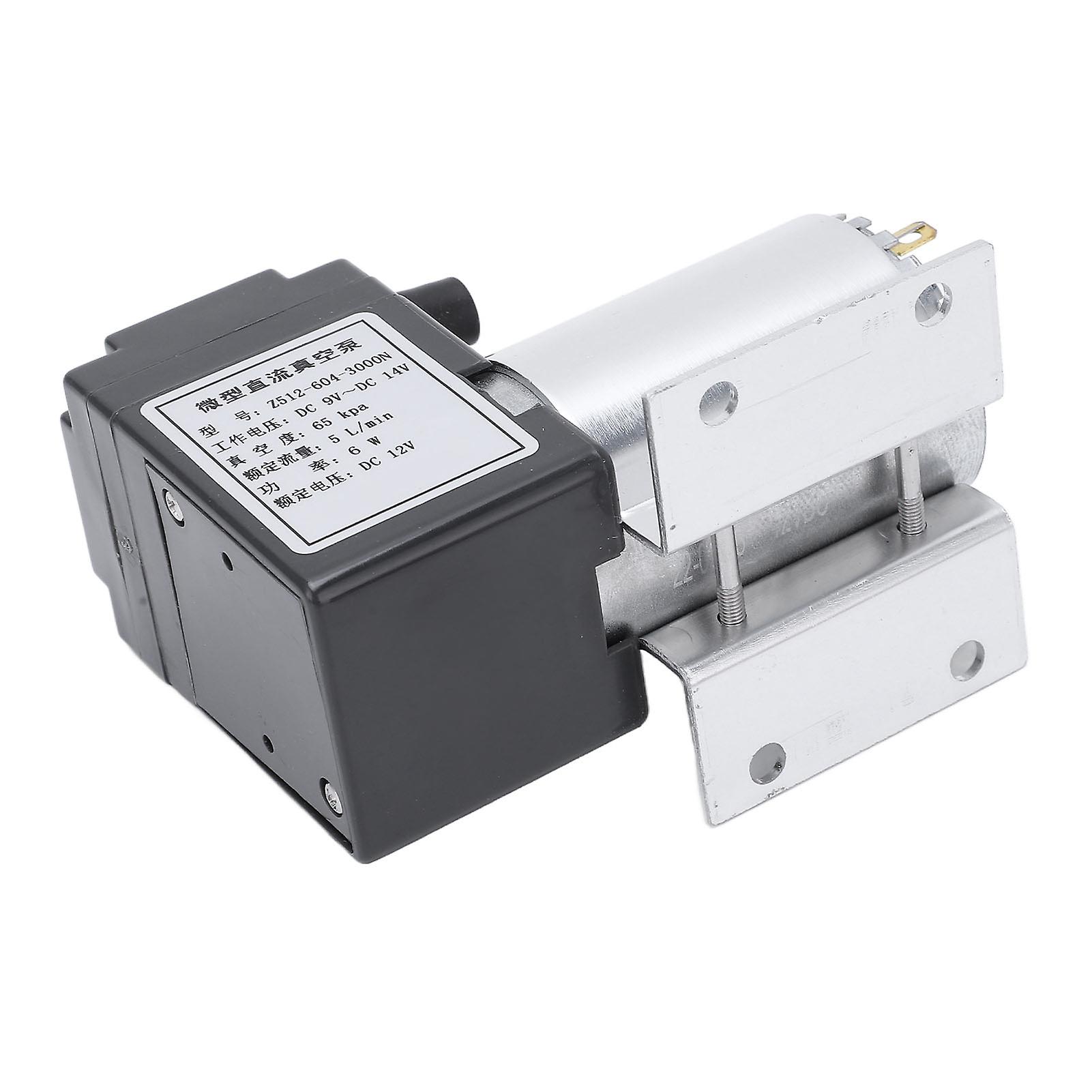 مضخة فراغ صغيرة منخفضة الضوضاء المحمولة ABS الألومنيوم مضخة شفط الهواء ذات الضغط السلبي للكهرباء DC12V 