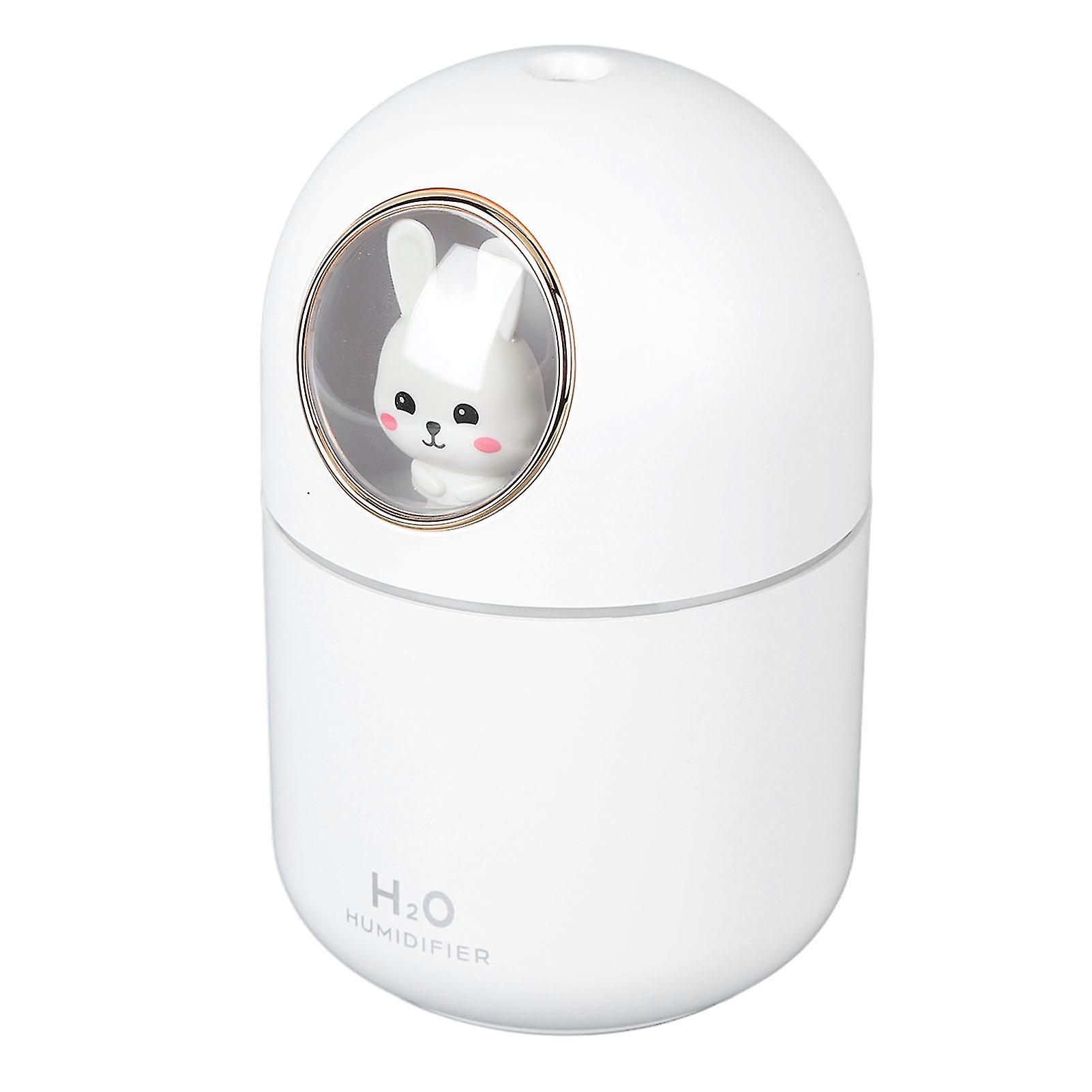 Humidifier Aroma Diffuser USB Power Supply 300ml Capacity Auto Shutdown Home Decoration for Room Office White Rabbit 