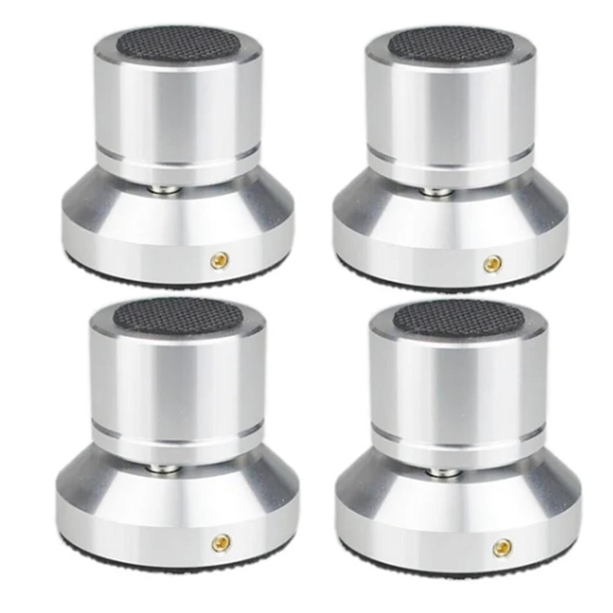 スピーカーアイソレーションスタンド 鉛合金製調節可能トレイパッド セラミックボールフットスピーカースタンドアイソレーションFe