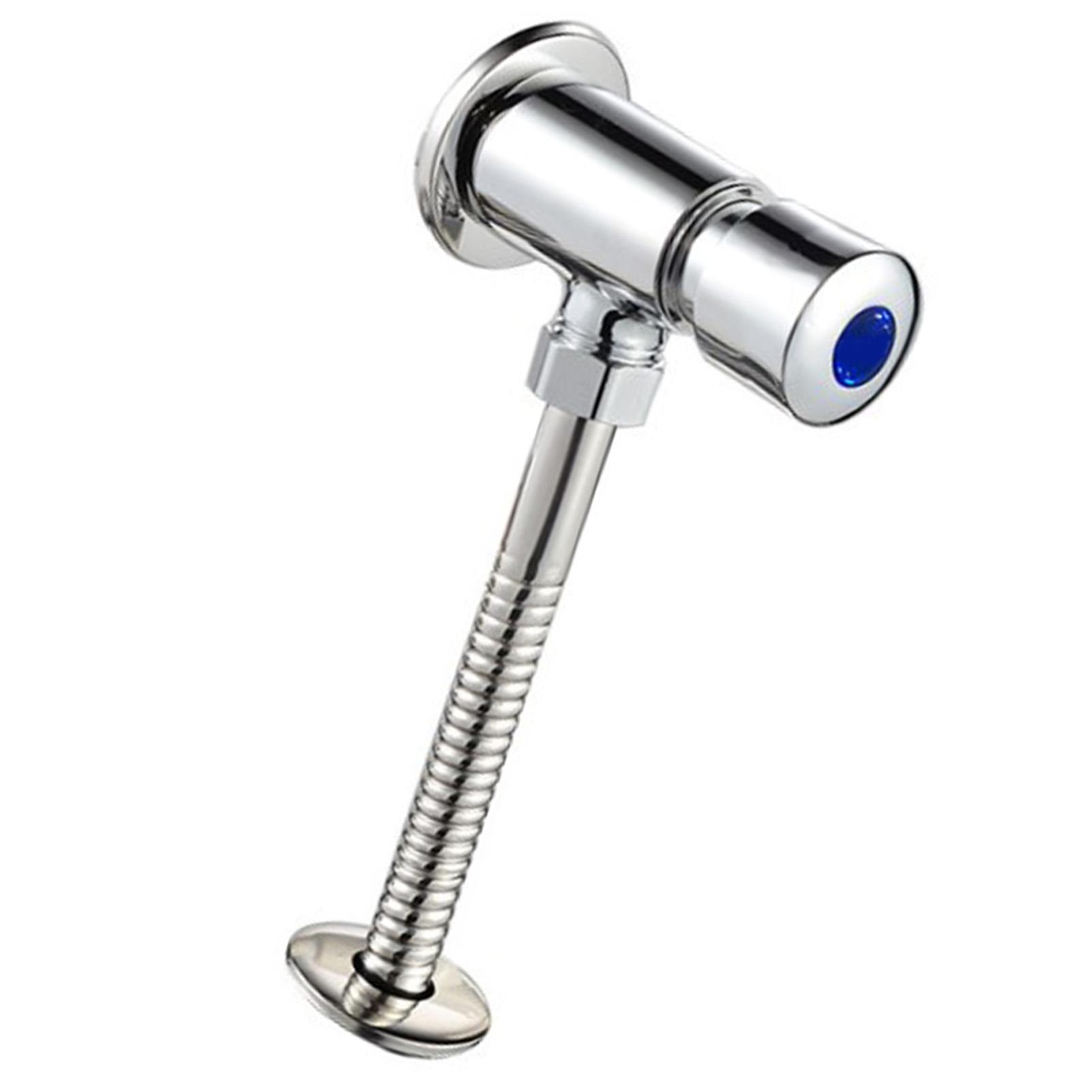 Urinal Flush Valve Push Button Type Toilet Delay Flushing Valve Toilet Tank Parts Replacement 