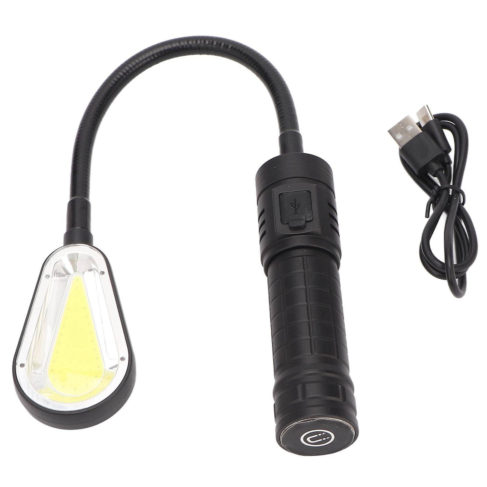 Magnetic Flexible Work Light Strong Light TYPE C Charging Zoomable LED Work Light with Magnetic Base