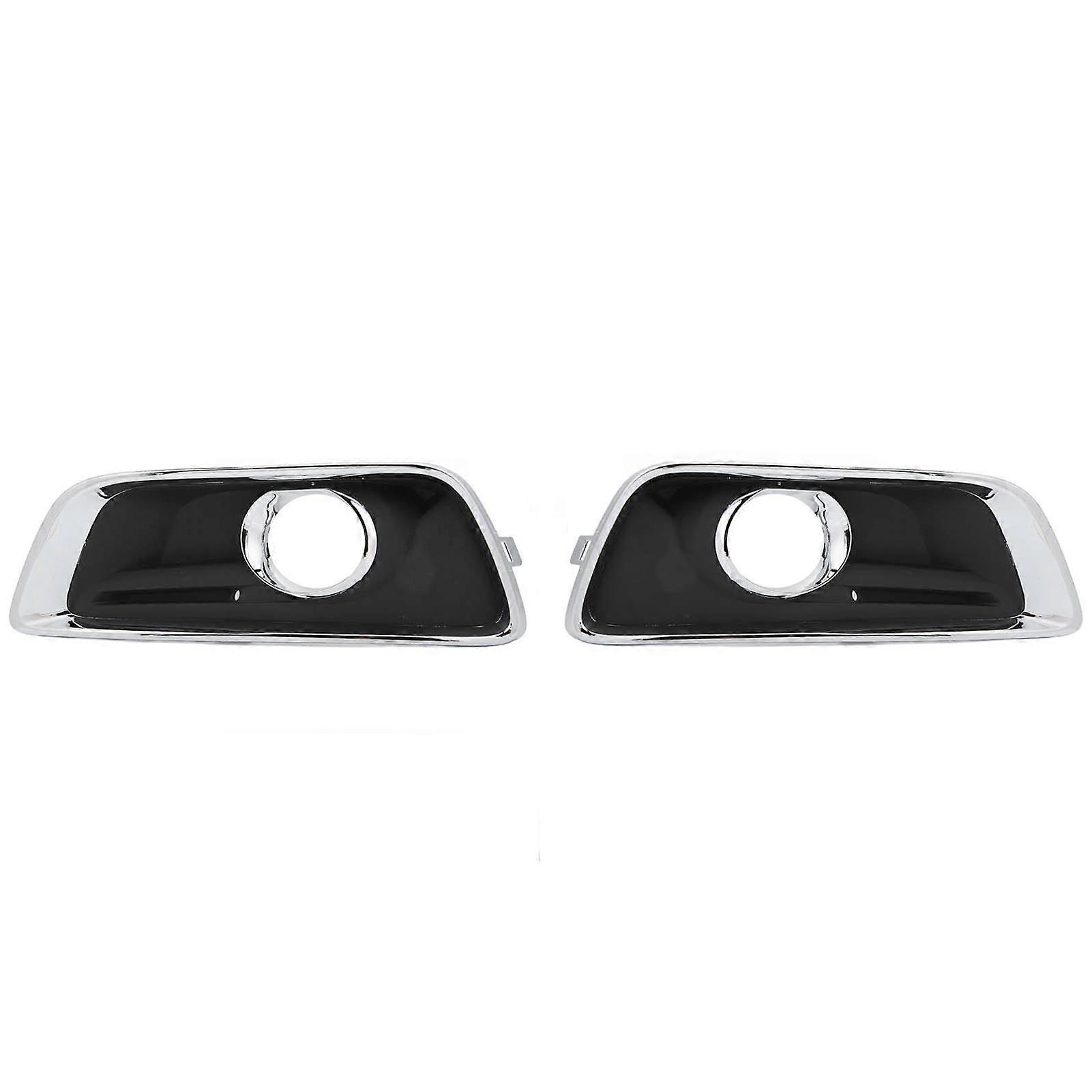 1pair Fog Light Cover Grille Bezel Left Right Fog Light Frame Replacement for Chevy Malibu 2012 to 2015 