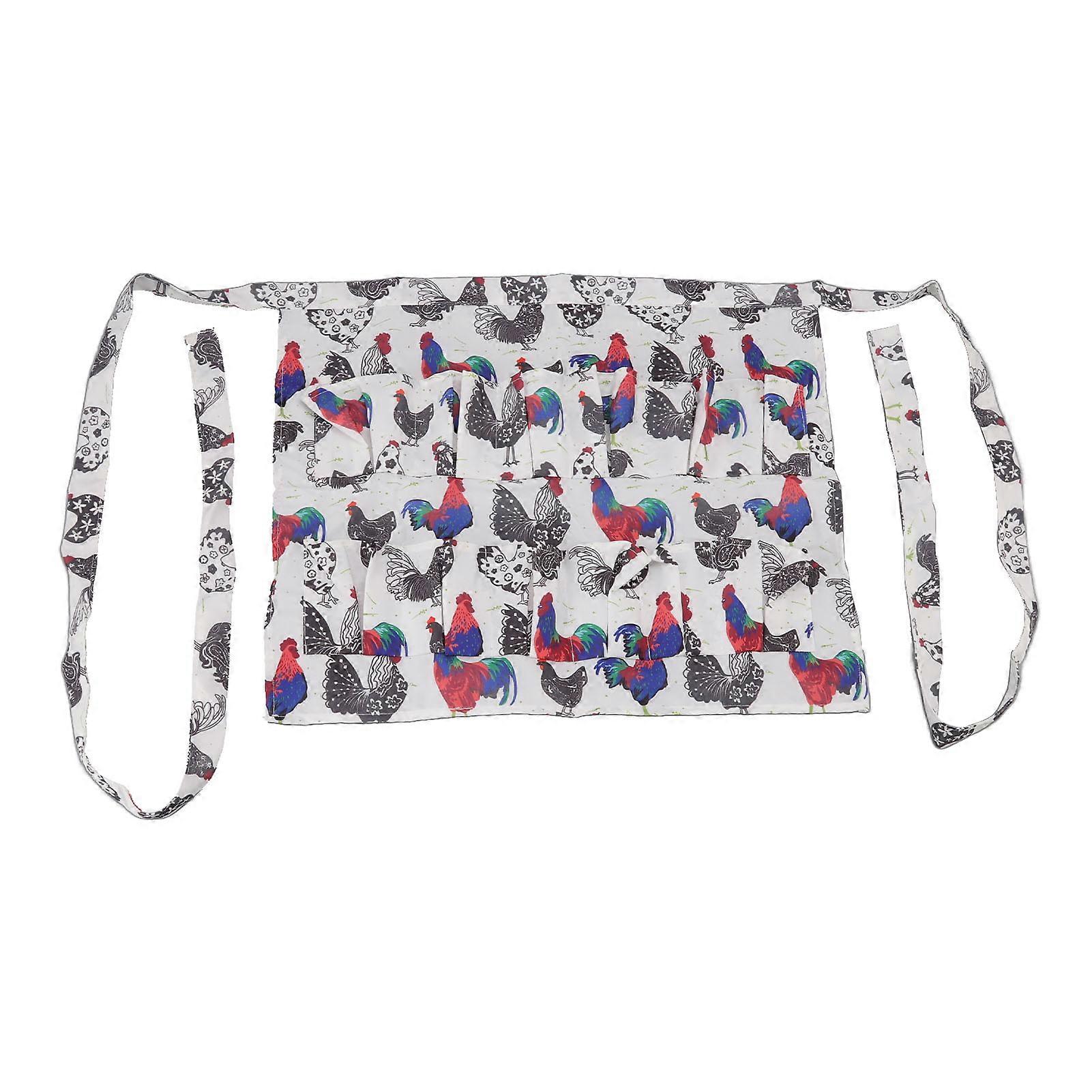 Chicken Egg Collecting Apron 12 Deep Pockets for Hense Duck Goose Eggs For Farmers Livestock Breeding