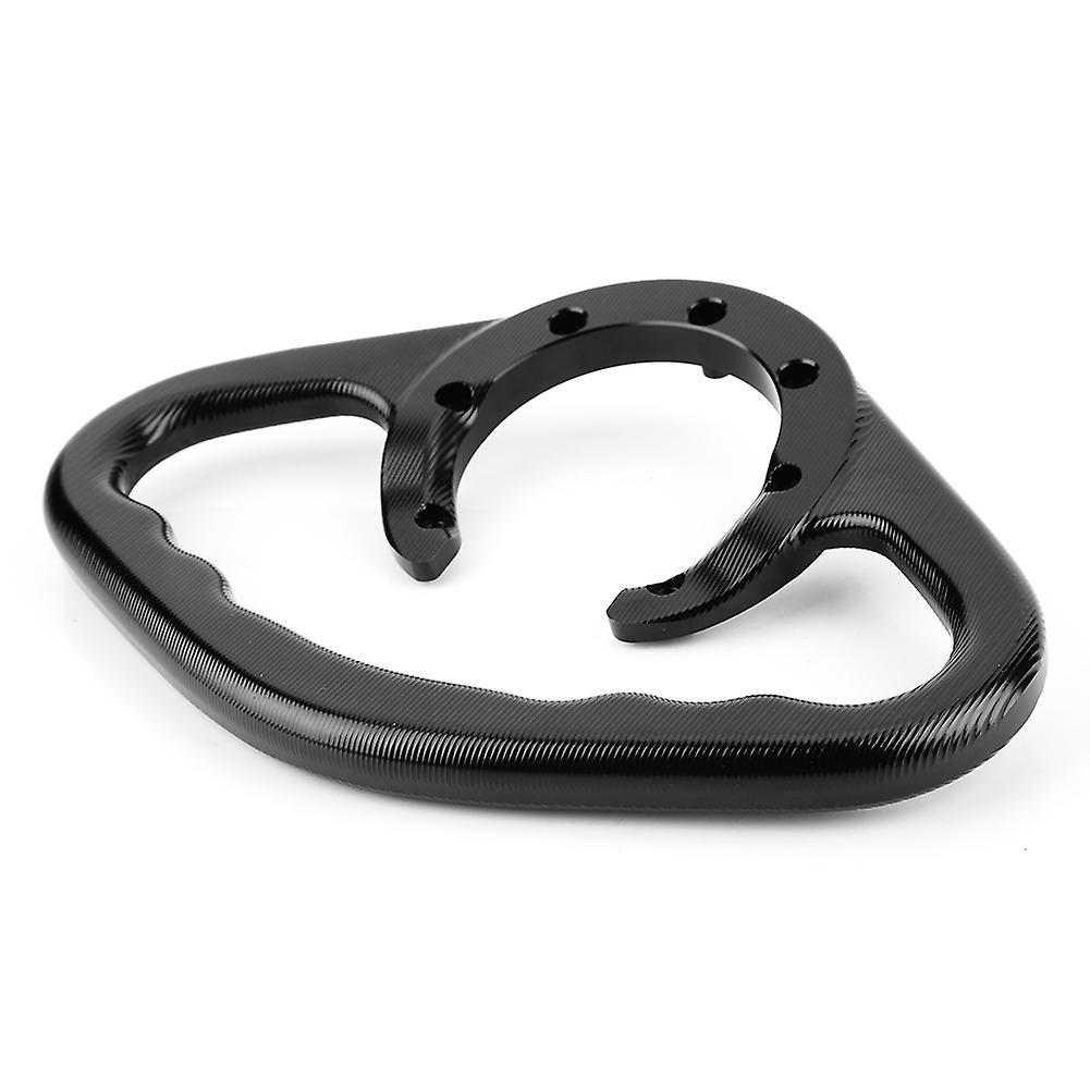 摩托车油箱盖手柄 CNC 铝合金黑色耐用轻质后座握把适用于雅马哈 YZF600 YZF1000 XJR400 Kawasak