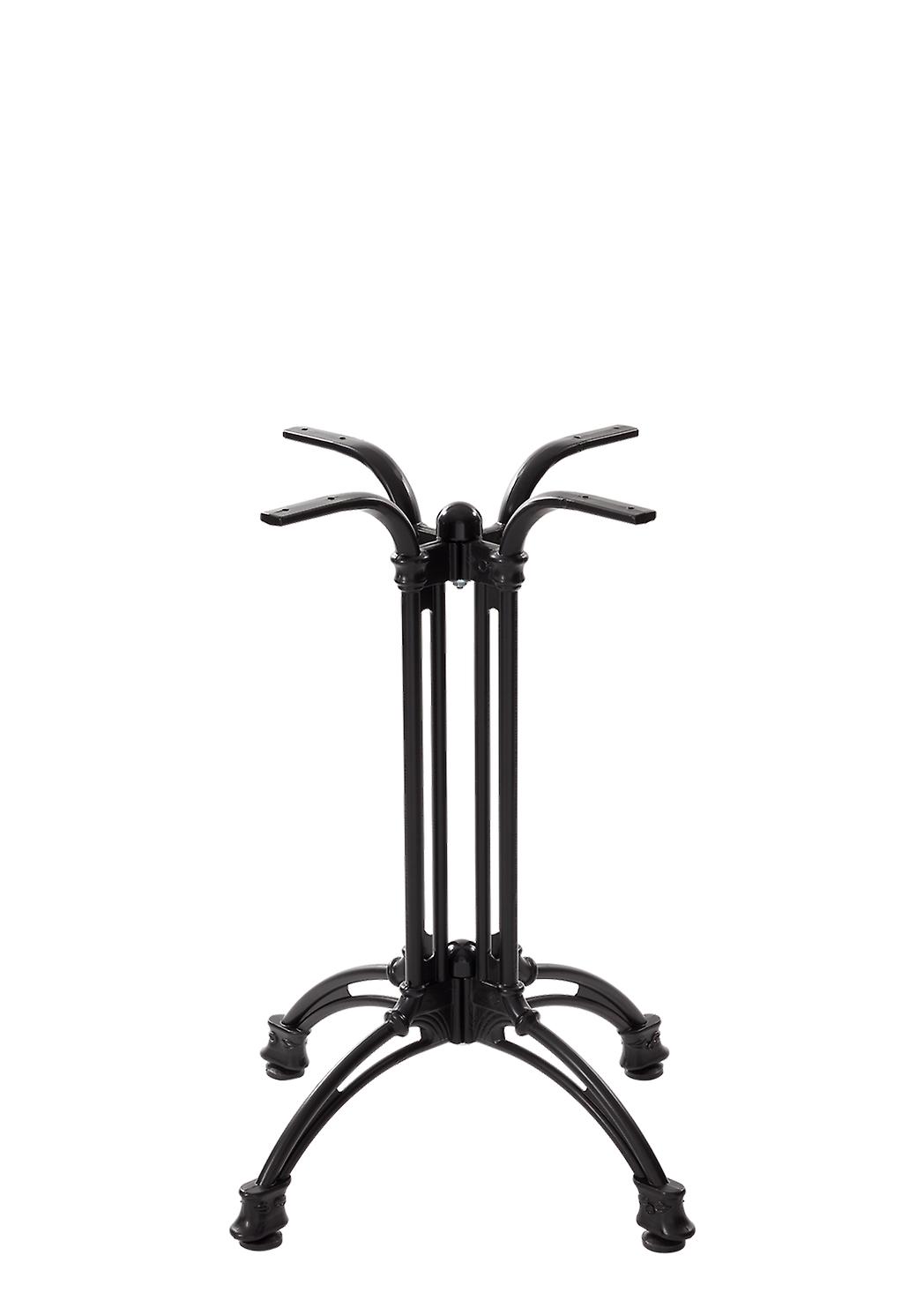 Black Continental Table Base - 4 Leg - 690 Mm