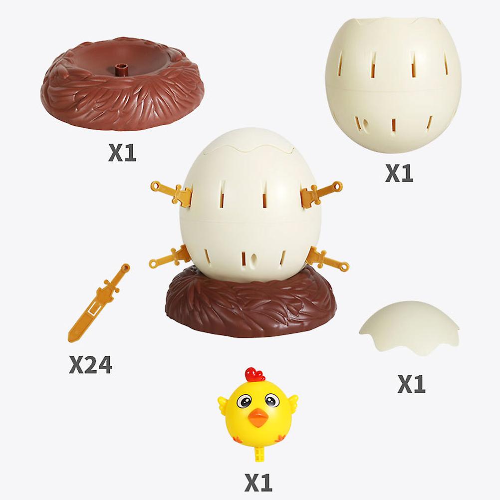 Chick Pirate Funny Barrel Bucket Tricky Spoof Lottery Game Lucky Stab Interactive Spoof Chicken Barrel Game