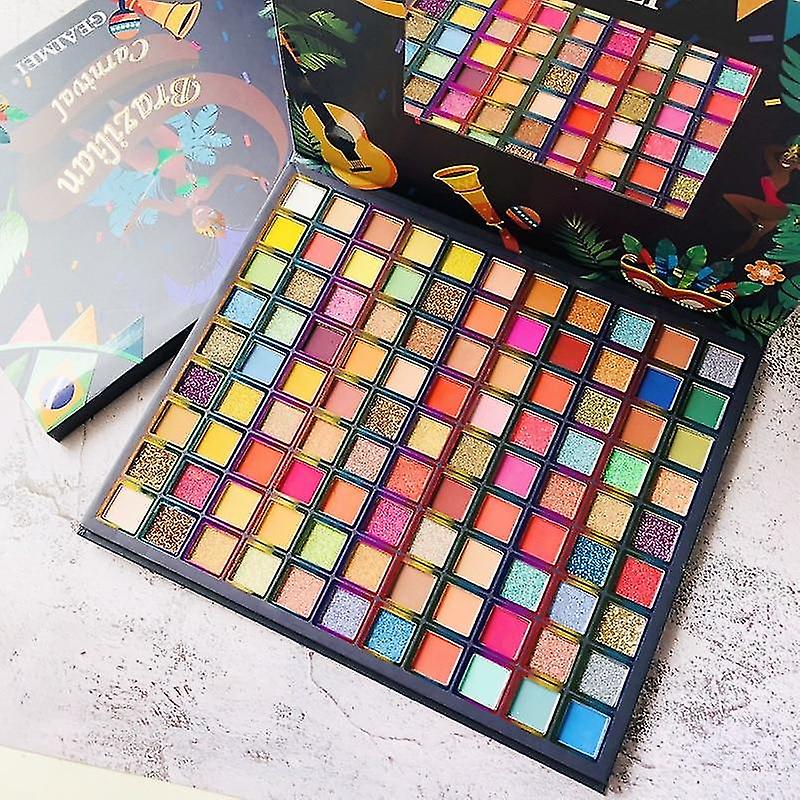 Eye Shadow 99 Colors Brazil Eye Shadow Palette Pigmented Pressed Powder Party Eyeshadow Palette|eye Shadow