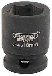Draper 06876 Expert 16mm 3/8" Square Drive Hi-Torq 6 Point Impact Socket