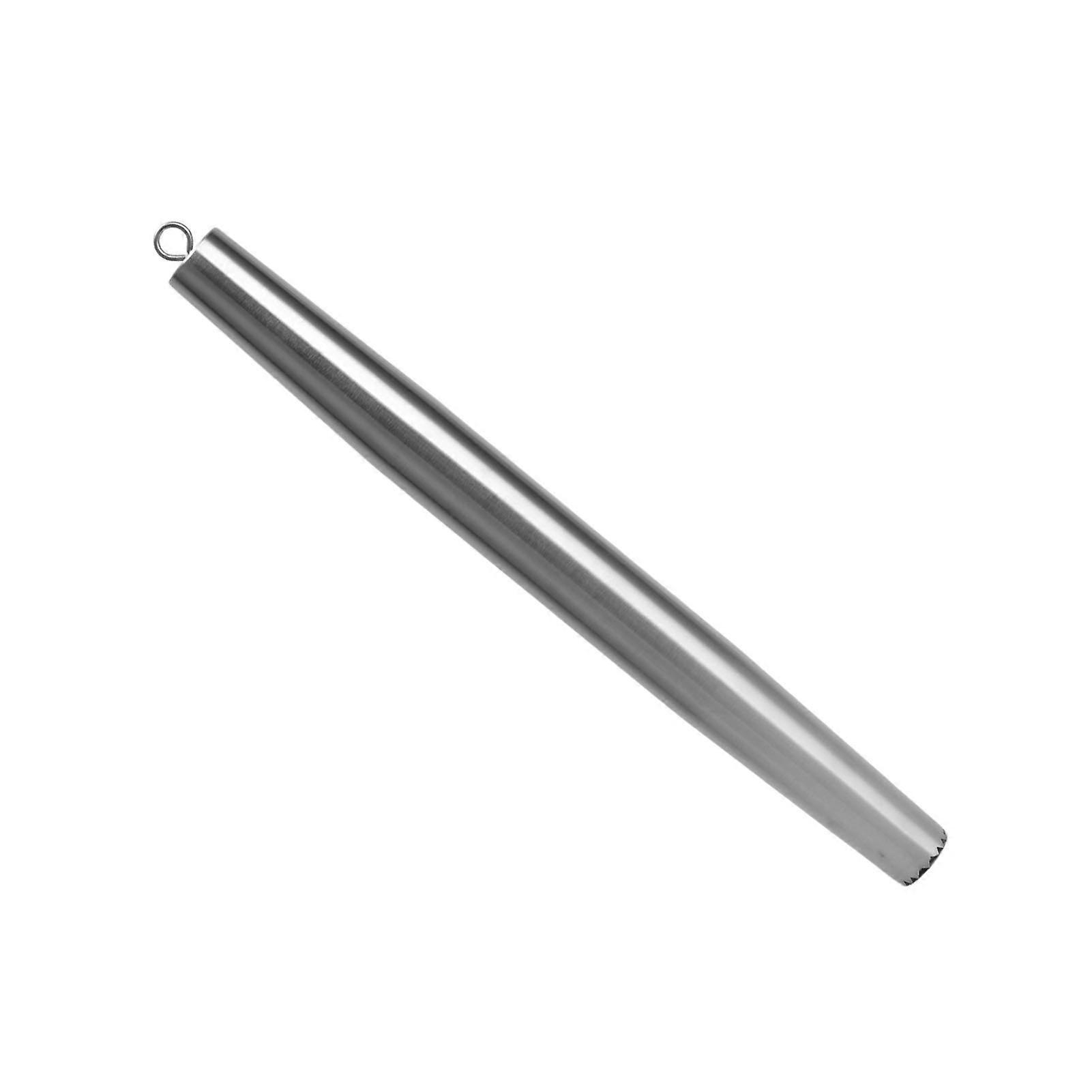 304 Stainless Steel Rolling Pin with Loop Crushed Ice Dough Roller for Household Kitchen Baking