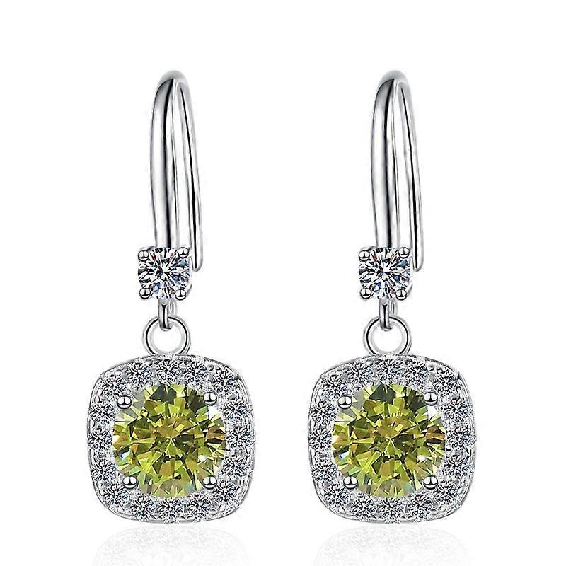 Earrings-S925 Moissanite Dangles-Delicate Chandelier-Elegant