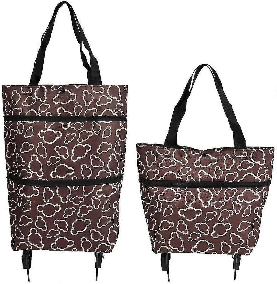 Collapsible Trolley Bag On Wheels, Shopping Trolley Bag, Shopping Bag