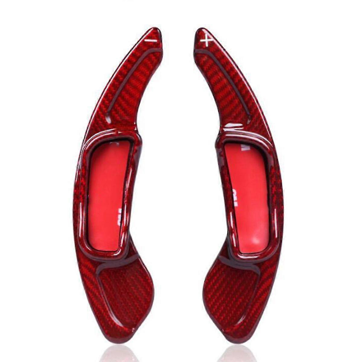 2pcs Real Carbon Fiber Car Steering Wheel Shift Paddle For Mazda Axela Atenza Cx-4 Cx-5 Paddle Shifter Extension