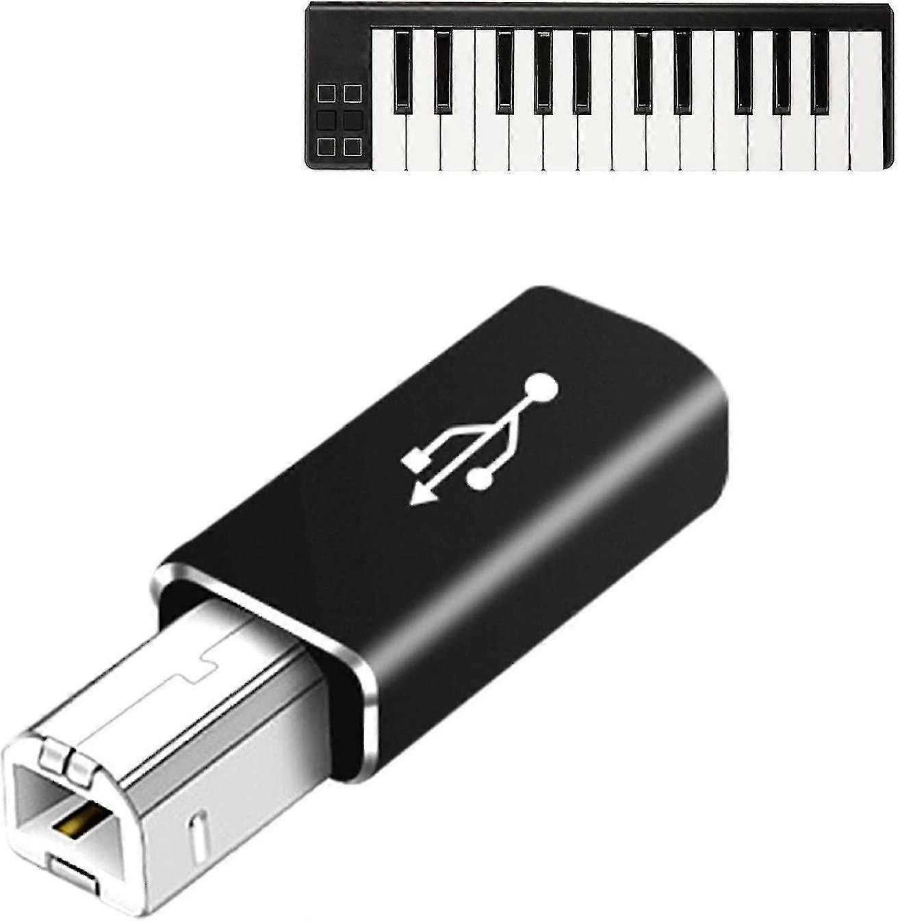 Usb C Printer Cable Adapter, Scanner Printer Converter Usb C Data Transfer Adapter, For Scanner Printer Converter Usb C Data Transfer Adapter For Lapt